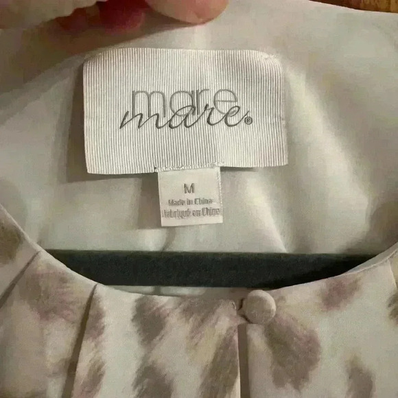 ANTHROPOLOGIE— Cheetah Dress Ruffle Bottom Mare Mare Dress: M - Picture 9 of 10